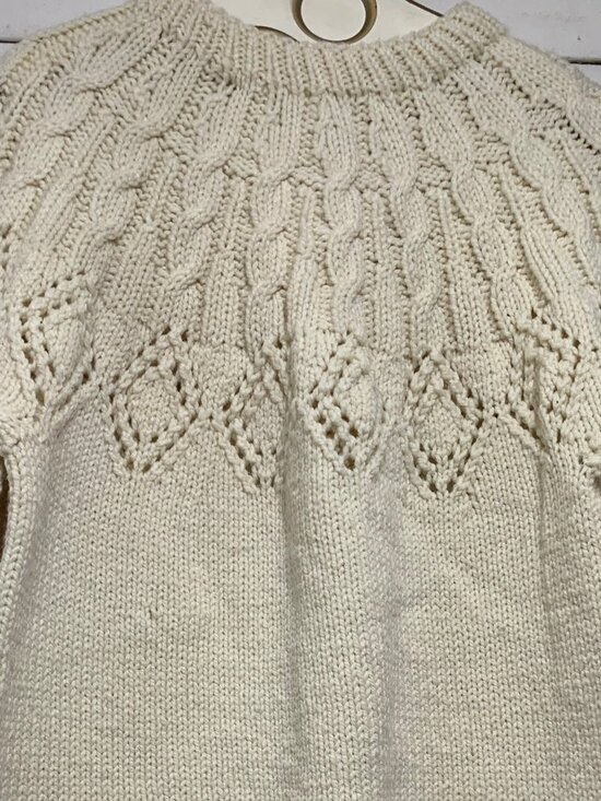 HAND-KNIT WOOL CASUAL SWEATERS SIZE S/M - Picture 7 of 9